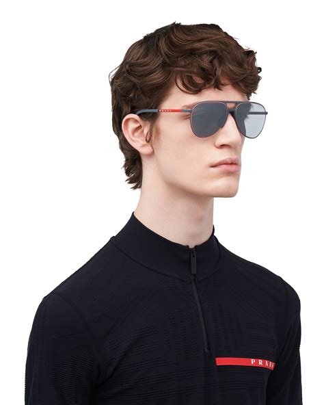 men's prada rossa sunglasses